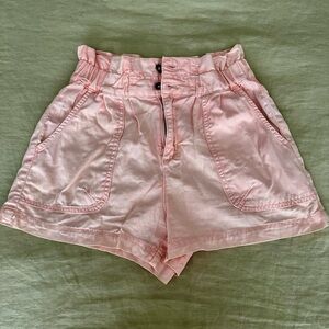 BDG Light Pink High Waisted Shorts